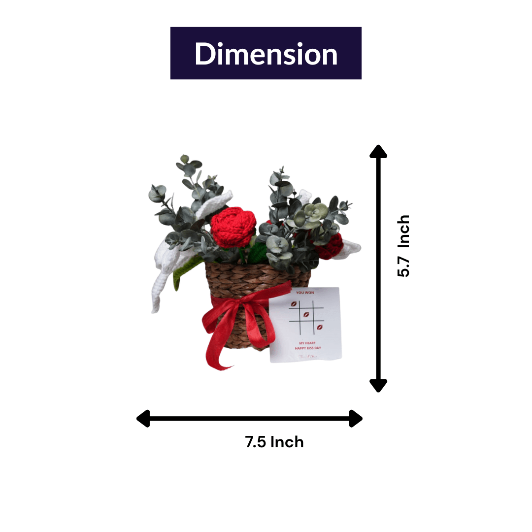 Rustic Romance Handwoven Bamboo Basket | Sustainable Storage Décor – Home Decor on Brown Living™. SKU: GB-399. Img 2.