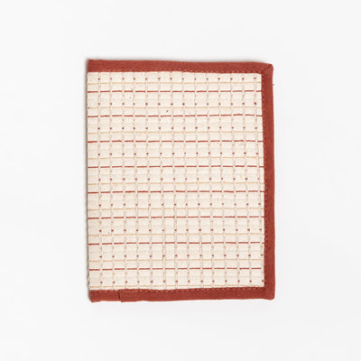 Saad Hand - Woven Passport Holder | Artisan Travel Document Sleeve – Passport Wallet on Brown Living™. SKU: S24WSAADPASS215-BR. Img 6.