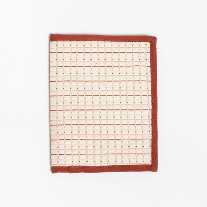 Saad Hand - Woven Passport Holder | Artisan Travel Document Sleeve – Passport Wallet on Brown Living™. SKU: S24WSAADPASS215-BR. Img 6.
