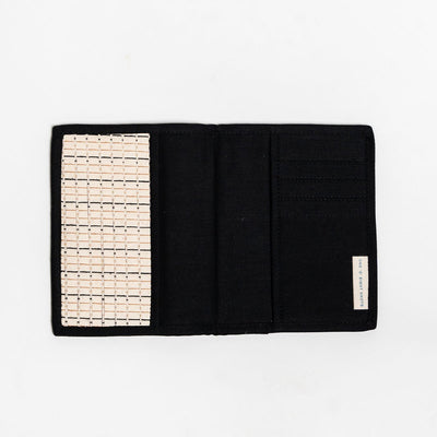 Saad Hand - Woven Passport Holder | Artisan Travel Document Sleeve – Passport Wallet on Brown Living™. SKU: S24WSAADPASS215-CB. Img 5.