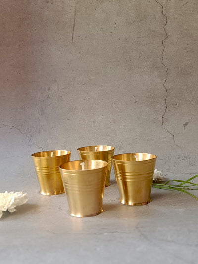 Saanjh Soy Wax Glass Candles – Set of 2 Big | Handcrafted Decorative – Candles & Fragrances on Brown Living™. SKU: SMJC01. Img 3.