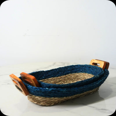 Sabai Grass Bread Basket | Set of 2 – Baskets & Boxes on Brown Living™. SKU: C0_sab_00019. Img 6.