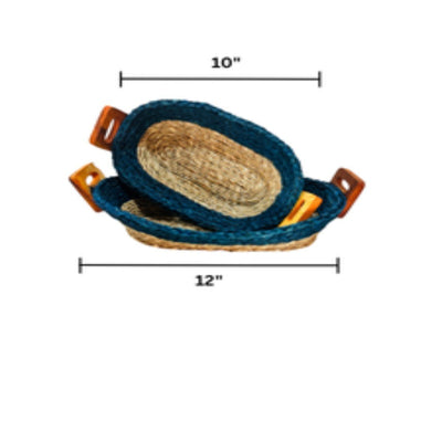 Sabai Grass Bread Basket | Set of 2 – Baskets & Boxes on Brown Living™. SKU: C0_sab_00019. Img 7.
