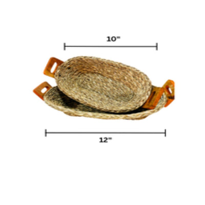 Sabai Grass Bread Basket | Set of 2 – Baskets & Boxes on Brown Living™. SKU: C0_sab_00019. Img 9.