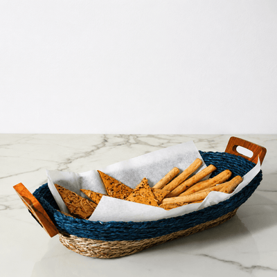 Sabai Grass Bread Basket | Set of 2 – Baskets & Boxes on Brown Living™. SKU: C0_sab_00017. Img 1.