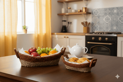 Sabai Grass Bread Basket | Set of 2 – Baskets & Boxes on Brown Living™. SKU: C0_sab_00019. Img 11.