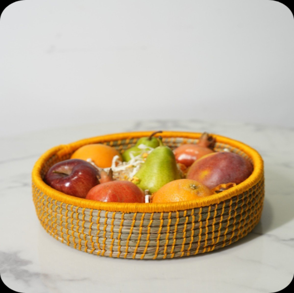 Sabai Grass Multi - Purpose Basket – Baskets & Boxes by Swadeh available on Brown Living™. Golden Husk Origin . SKU: C0_sab_00059. Img 3.