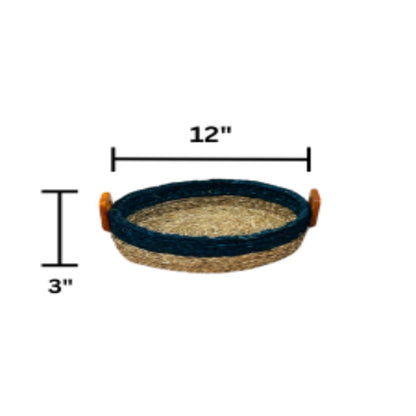 Sabai Grass Multi - purpose Basket with handle – Baskets & Boxes by Swadeh available on Brown Living™. Marigold Blaze Origin . SKU: C0_sab_00063. Img 5.