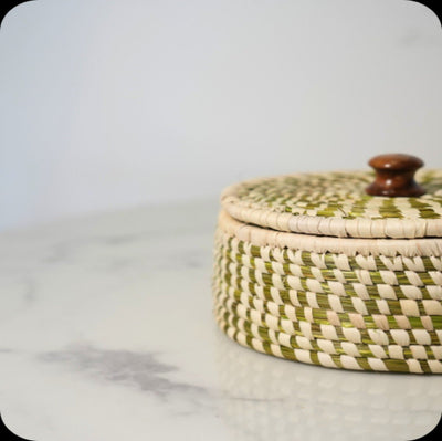 Sabai Grass Roti Box – Baskets & Boxes on Brown Living™. SKU: C0_sab_00014. Img 3.
