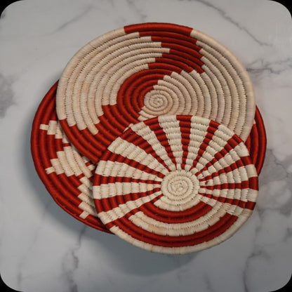 Sabai Grass Wall Plates | Set of 3 – Wall Decor on Brown Living™. SKU: C0_sab_00048. Img 2.