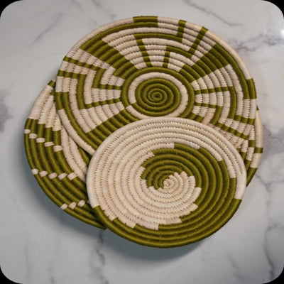 Sabai Grass Wall Plates | Set of 3 – Wall Decor on Brown Living™. SKU: C0_sab_00043. Img 8.