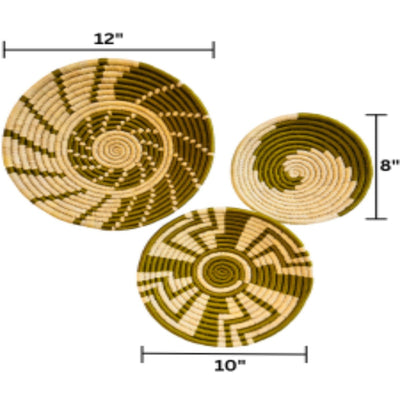 Sabai Grass Wall Plates | Set of 3 – Wall Decor on Brown Living™. SKU: C0_sab_00044. Img 20.