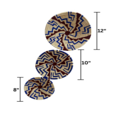 Sabai Grass Wall Plates | Set of 3 – Wall Decor on Brown Living™. SKU: C0_sab_00044. Img 25.