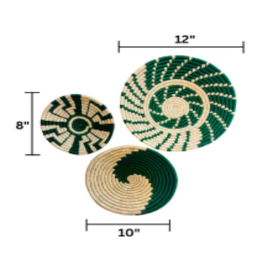 Sabai Grass Wall Plates | Set of 3 – Wall Decor on Brown Living™. SKU: C0_sab_00044. Img 28.