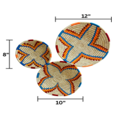 Sabai Grass Wall Plates | Set of 3 – Wall Decor on Brown Living™. SKU: C0_sab_00044. Img 26.