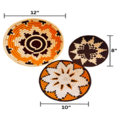 Sabai Grass Wall Plates | Set of 3 – Wall Decor on Brown Living™. SKU: C0_sab_00044. Img 21.