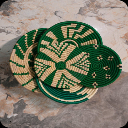 Sabai Grass Wall Plates | Set of 5 – Wall Decor on Brown Living™. SKU: C0_sab_00041. Img 5.