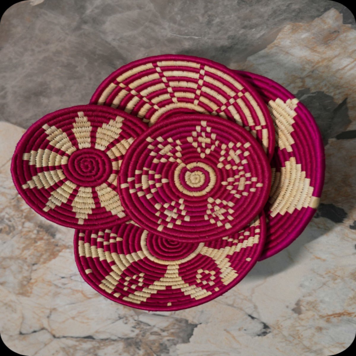 Sabai Grass Wall Plates | Set of 5 – Wall Decor on Brown Living™. SKU: C0_sab_00040 - n. Img 7.