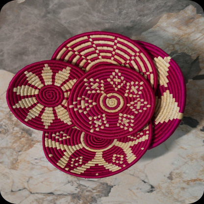 Sabai Grass Wall Plates | Set of 5 – Wall Decor on Brown Living™. SKU: C0_sab_00040 - n. Img 7.