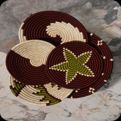 Sabai Grass Wall Plates | Set of 5 – Wall Decor on Brown Living™. SKU: C0_sab_00039. Img 9.