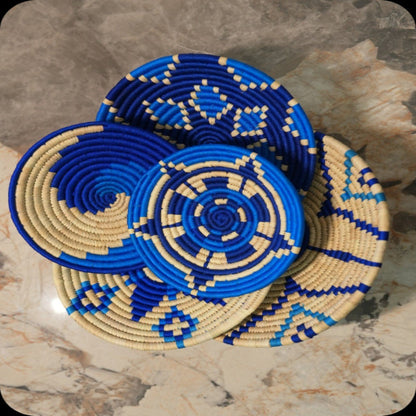 Sabai Grass Wall Plates | Set of 5 – Wall Decor on Brown Living™. SKU: C0_sab_00007. Img 11.