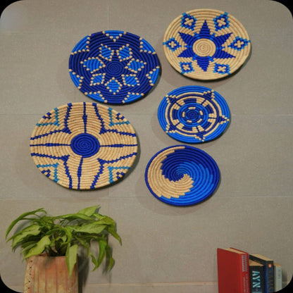 Sabai Grass Wall Plates | Set of 5 – Wall Decor on Brown Living™. SKU: C0_sab_00006 - n. Img 12.