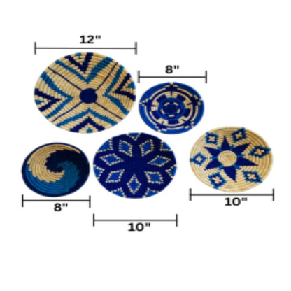 Sabai Grass Wall Plates | Set of 5 – Wall Decor on Brown Living™. SKU: C0_sab_00006 - n. Img 13.