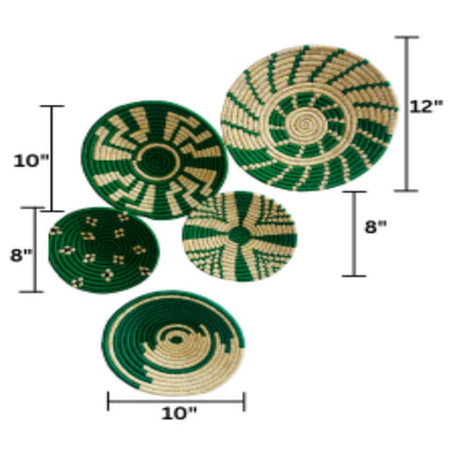 Sabai Grass Wall Plates | Set of 5 – Wall Decor on Brown Living™. SKU: C0_sab_00006 - n. Img 16.