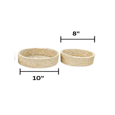 Sabai Multi - purpose Grass Basket | Set of 2 – Baskets & Boxes on Brown Living™. SKU: C0_sab_00050. Img 7.