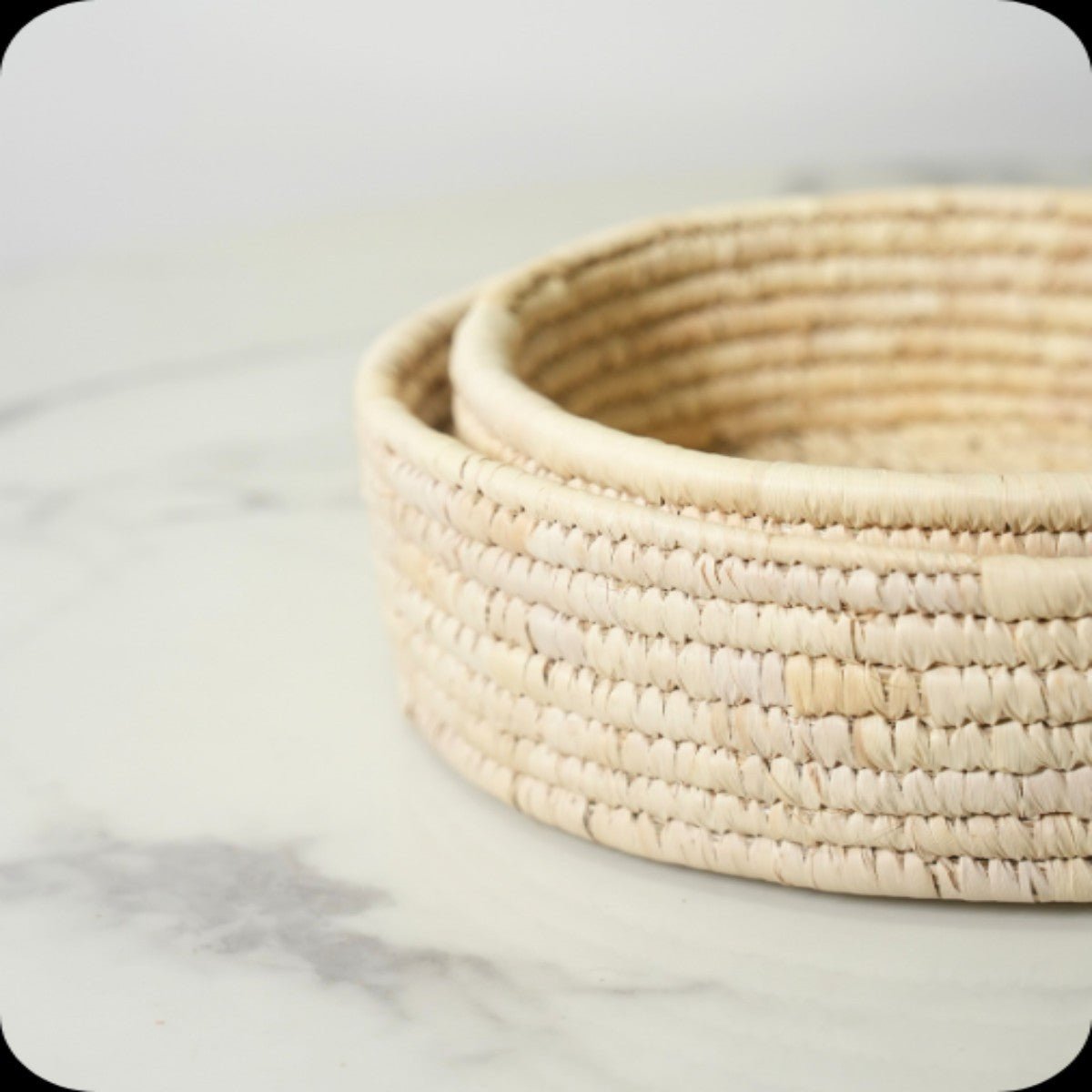 Sabai Multi - purpose Grass Basket | Set of 2 – Baskets & Boxes by Swadeh available on Brown Living™. Fuschia Flair . SKU: C0_sab_00051. Img 3.