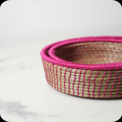 Sabai Multi - purpose Grass Basket | Set of 2 – Baskets & Boxes on Brown Living™. SKU: C0_sab_00050. Img 4.