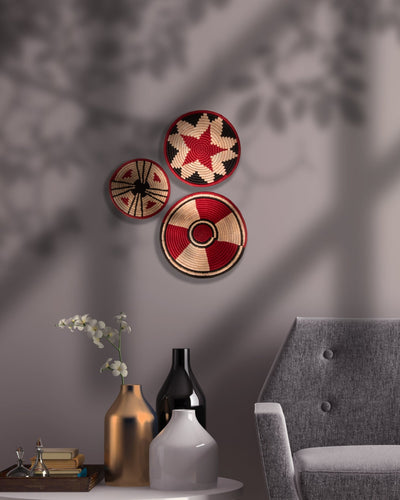 Sabai Wall Baskets – Home Decor on Brown Living™. SKU: SBWBAS024A. Img 1.