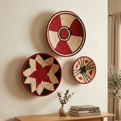 Sabai Wall Baskets – Home Decor on Brown Living™. SKU: SBWBAS024A. Img 1.