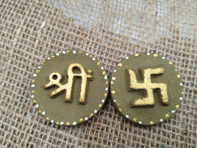 Sacred Glow Collection Sambrani Diya Incense Lakshmi Set – Gift Giving on Brown Living™. SKU: SN2596. Img 4.