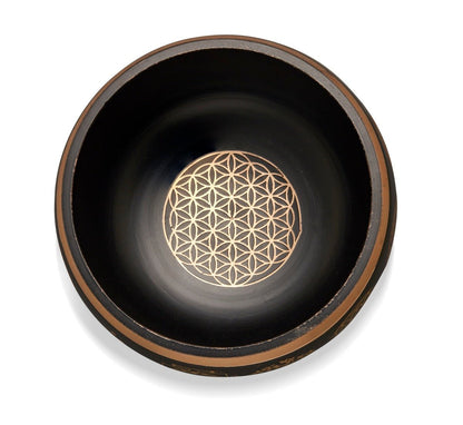 Sacred Mantra Bowls - 35 Inches - Blue – Musical Instruments by Sarveda available on Brown Living™. . SKU: MI - SB - P - BK - 3.5. Img 4.