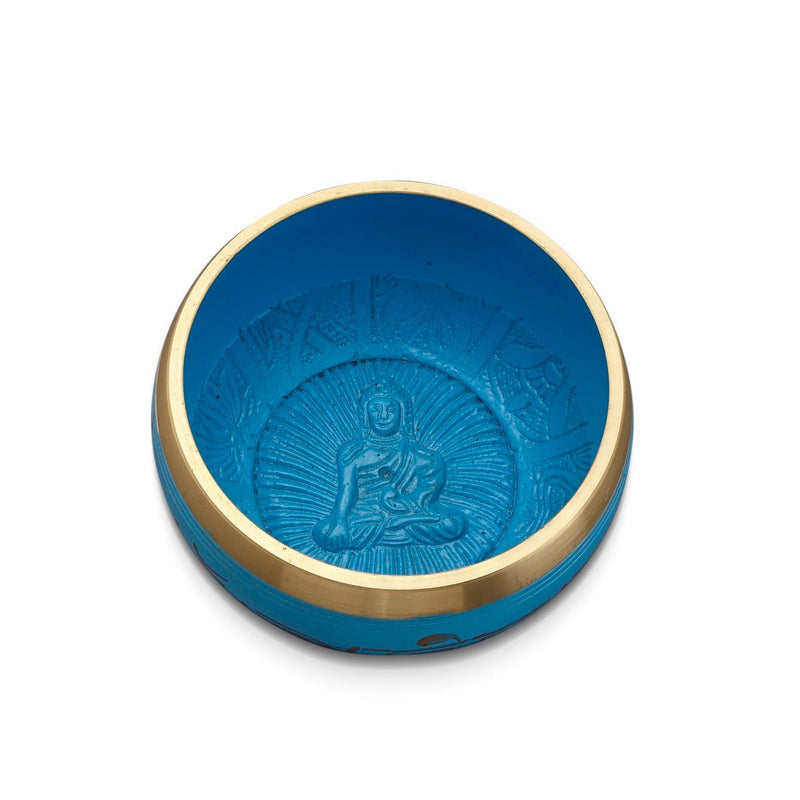 Sacred Mantra Bowls - 4 Inches - Blue | Verified Sustainable Musical Instruments on Brown Living™