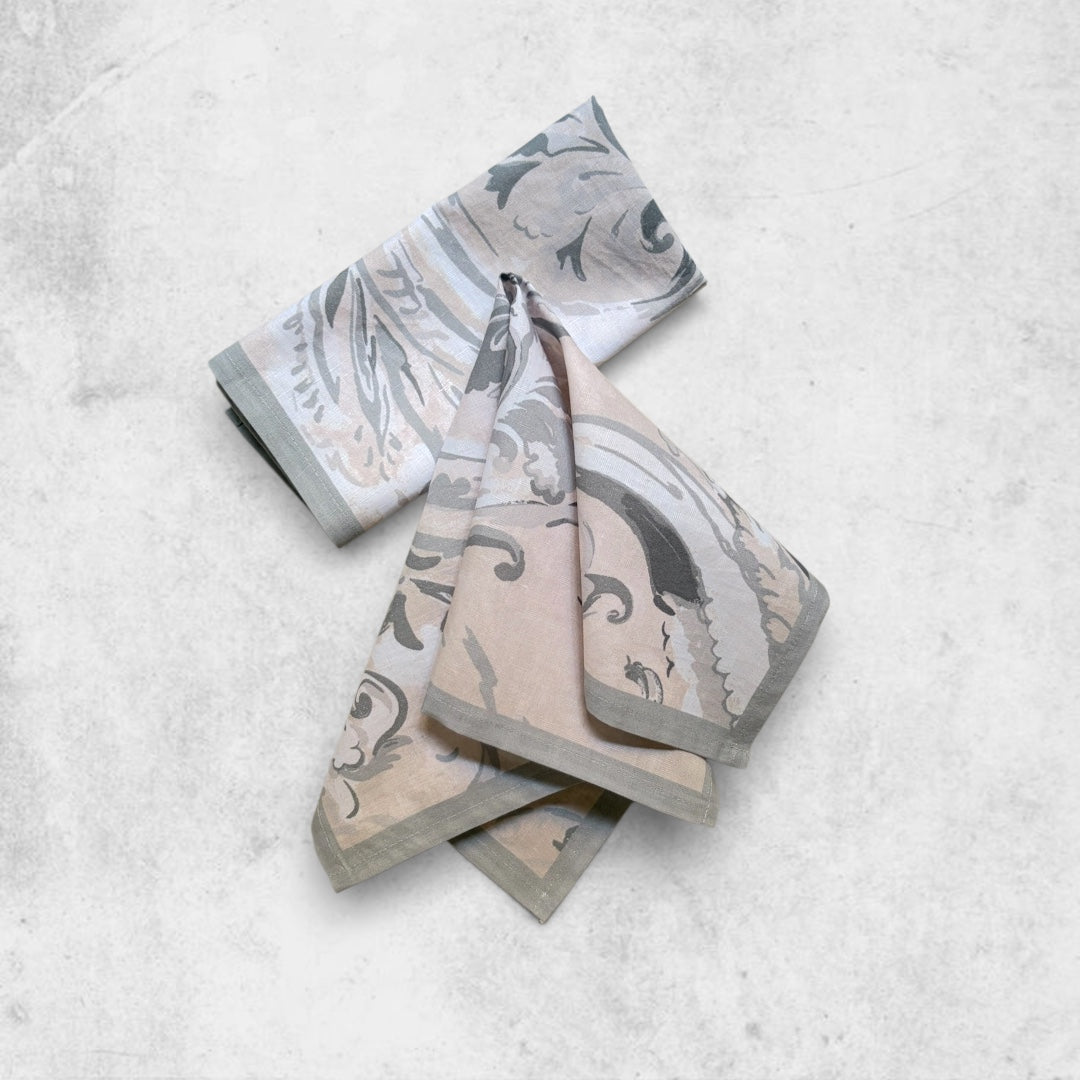 Sael Hemp - Blend Napkin | Minimal Sustainable Dining Linen – Table Linens on Brown Living™. SKU: NP001. Img 1.