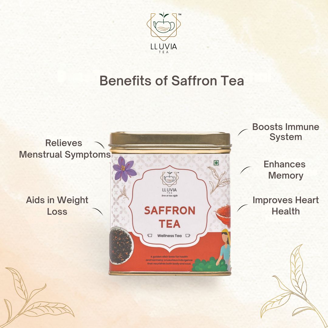 Saffron Tea|Luxurious Flavor and Antioxidant Benefits - 50g | Verified Sustainable by Brown Living™