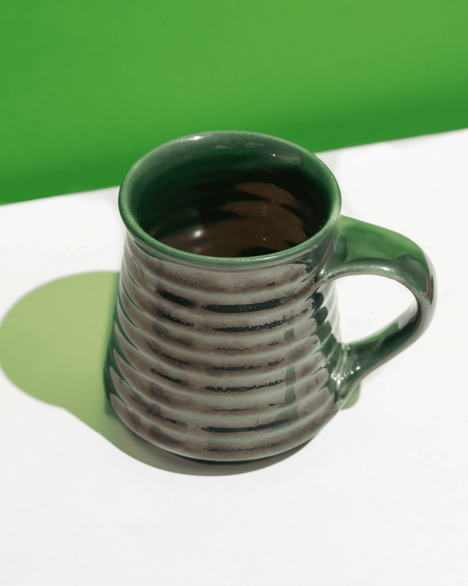 Sage Rage Mug (Set of 2) | Ceramic Coffee & Tea Mugs – Cups & Saucers on Brown Living™. SKU: MS-DRK-0029-MUG. Img 3.