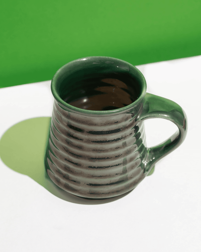 Sage Rage Mug (Set of 2) | Ceramic Coffee & Tea Mugs – Cups & Saucers on Brown Living™. SKU: MS-DRK-0029-MUG. Img 3.