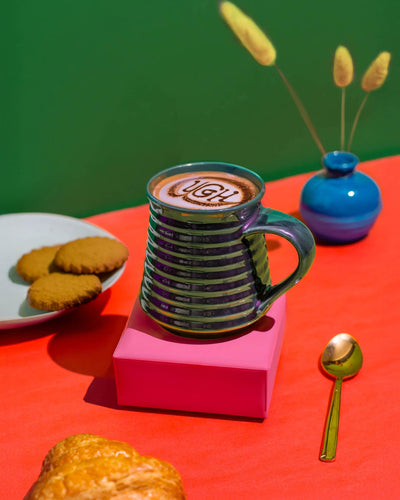 Sage Rage Mug (Set of 2) | Ceramic Coffee & Tea Mugs – Cups & Saucers on Brown Living™. SKU: MS-DRK-0029-MUG. Img 1.