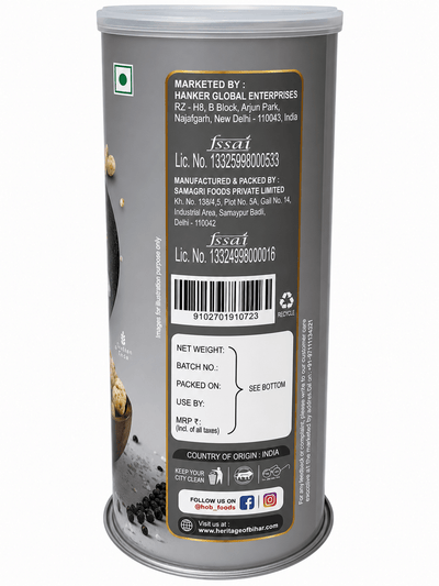 Salt & Pepper Makhana 60g | Roasted Fox Nuts Healthy Snack – Healthy Snacks on Brown Living™. SKU: HGE0001. Img 3.