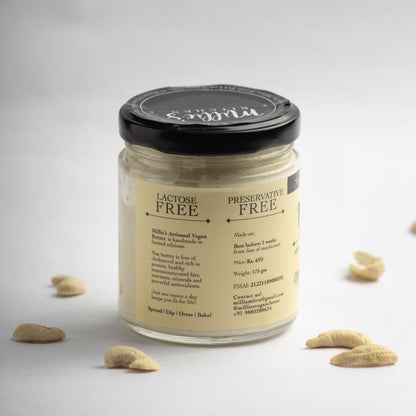 Salted Butter | Artisanal Cashew & Almond Milk Butter (Palm - Oil Free) – Jams & Spreads on Brown Living™. SKU: BU02SB. Img 4.