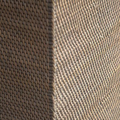 Samara Grey Rattan Basket with Lining – Handmade Storage – Home Decor on Brown Living™. SKU: SamaraBasketwithlining. Img 3.