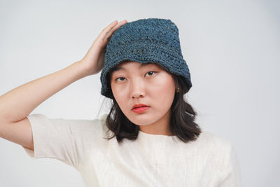 Samara Surf Camp Cap | 100% Hemp Crochet Cap – Womens Accessories on Brown Living™. SKU: OGKHP03. Img 1.