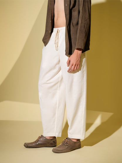 Samatva - Kala Cotton Pant – Mens Pants by Vasudhaa Vastrram available on Brown Living™. S . SKU: VDYPT6S001M5004. Img 2.