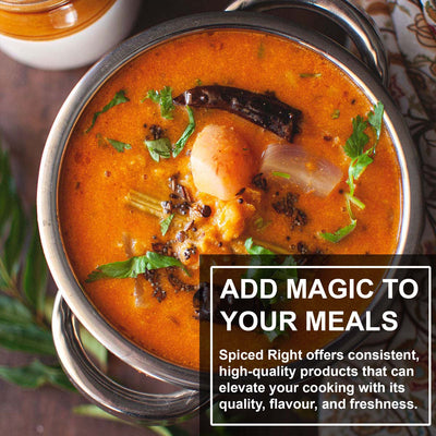 Sambar Masala - Authentic Tamil Nadu Blend, No Fillers – Seasonings & Spices on Brown Living™. SKU: SRSM. Img 7.