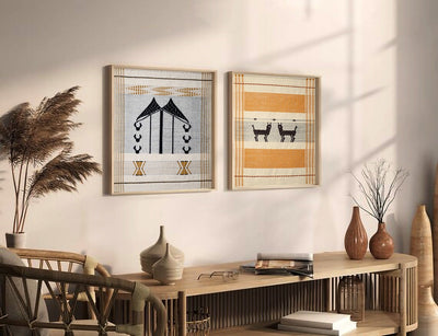 Sambhar Deer Wall Art – 15 x 17 Inches | Hand - Painted (Unframed) – Wall Decor on Brown Living™. SKU: UD00000210. Img 2.