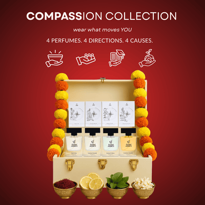 Sanchari Tuberose Vanilla Perfume 50ml | Floral Oriental Fragrance – Perfume on Brown Living™. SKU: SJEDPSAN50. Img 4.