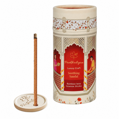 Sandalwood Bambooless Incense Sticks | 40 Sticks & Holder – Home & Garden on Brown Living™. SKU: PABL2522. Img 2.
